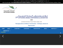 Tablet Screenshot of offshorearabia.ae